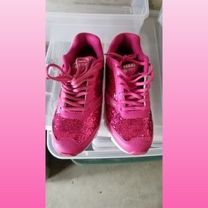 Glam Pink Sparkle Sneakers